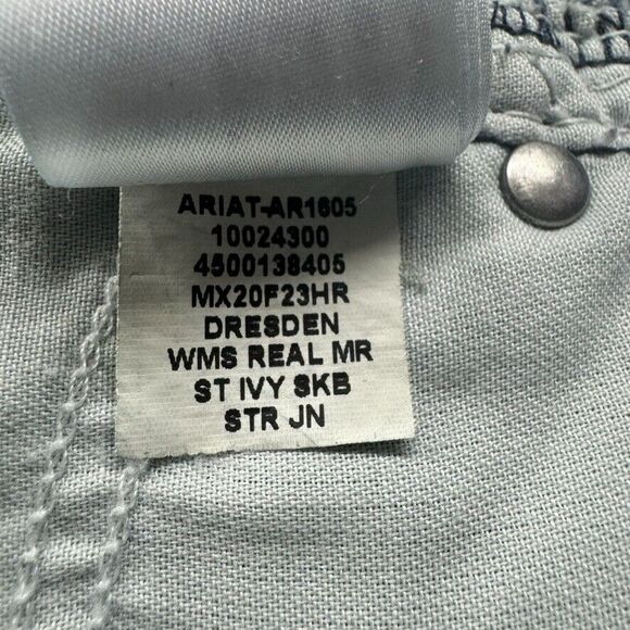 Ariat Women's Straight Leg Jeans - Blue - Picture 5 of 13